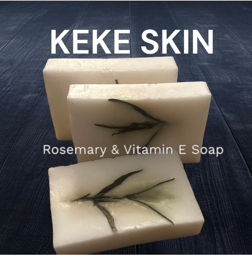 KEKE SKIN Rosemary & Vitamin E Soap Bar