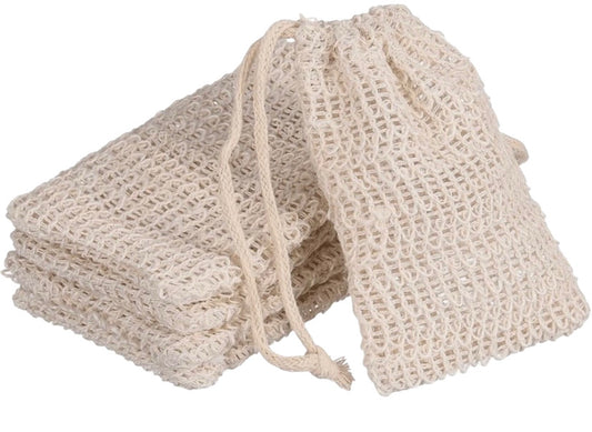 Linen Drawstring Soap Pouch (Single)